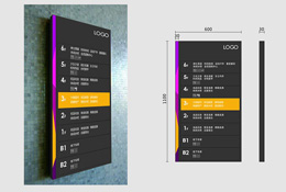 樓層分層指路與索引標識