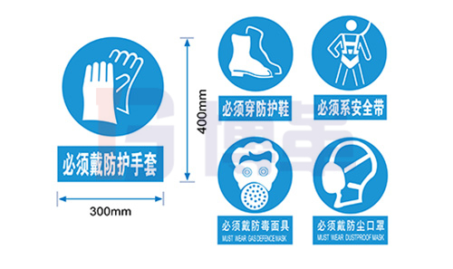 必須類安全警示標識牌