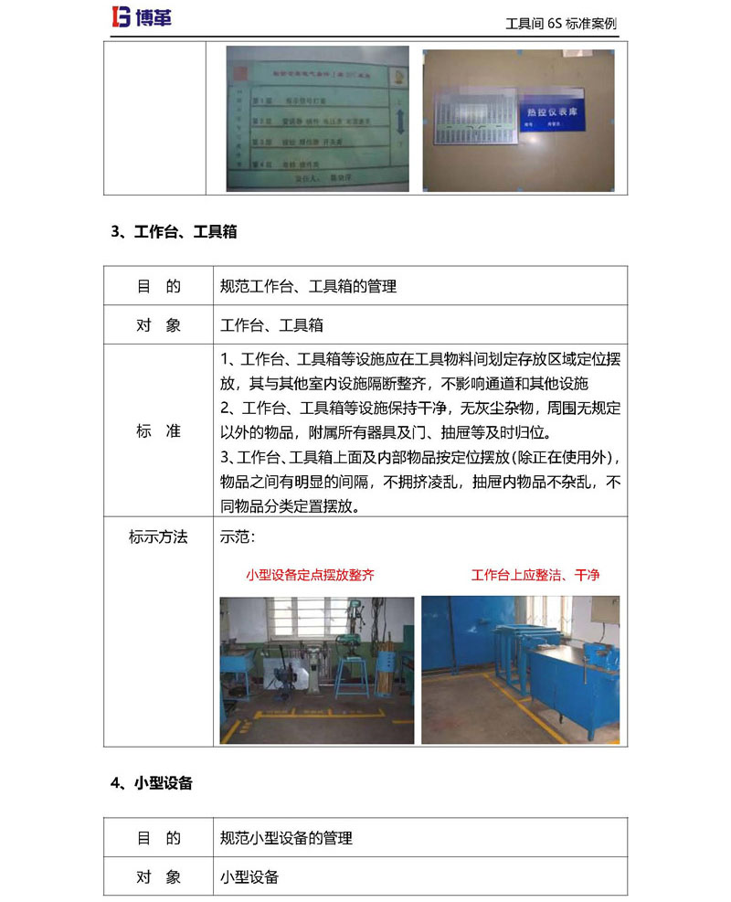 工具箱、工具臺6S改善