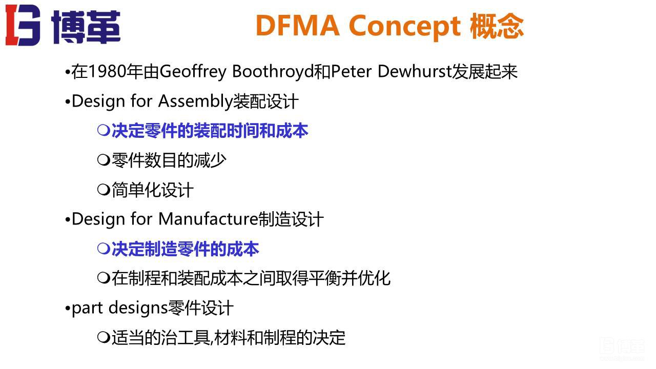 DFMA可制造性設計培訓