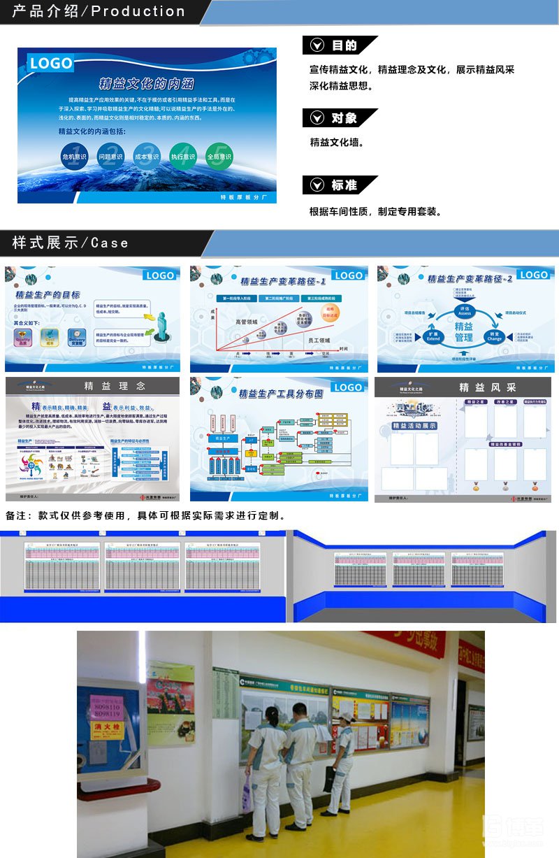 精益文化宣傳看板