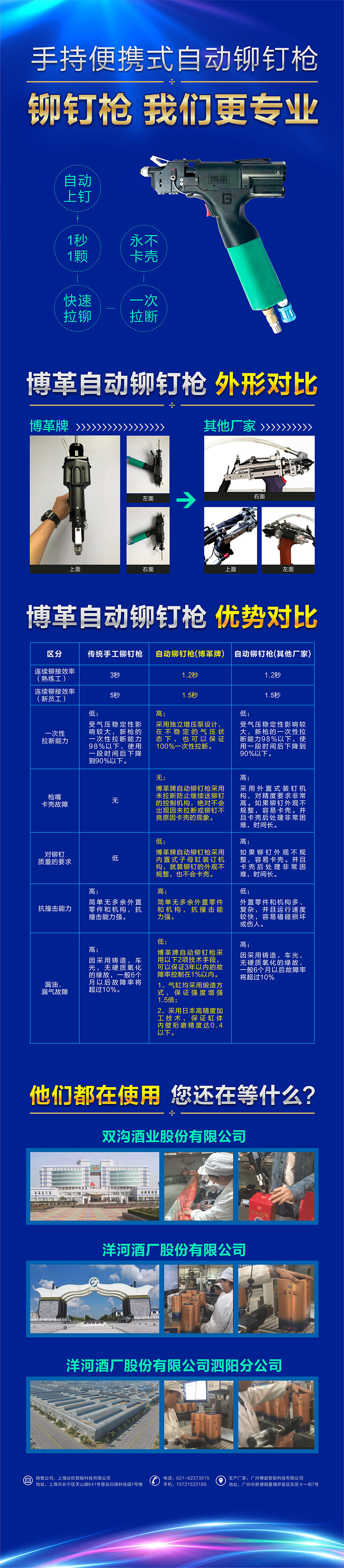 博革手持便攜式自動(dòng)鉚釘槍優(yōu)勢(shì)對(duì)比圖