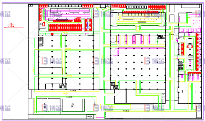 浙江服裝工廠6S現(xiàn)場管理與改善 對廠區(qū)進(jìn)行重新規(guī)劃，定義各個車間工作和半成品放置位置
